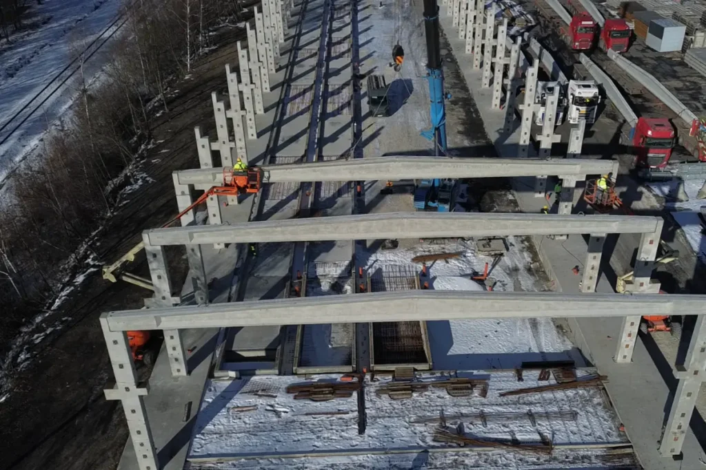 prefabrykowana hala żelbetowa