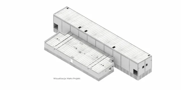 projekt-budynku-rozdzielni-webp Projekt budynku rozdzielni w Dąbrowie Górniczej wykonany przez Małro Projekt w technologii prefabrykowanej dla sektora energetycznego